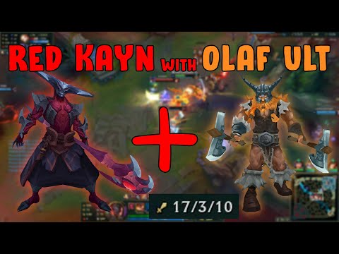 RED KAYN WITH OLAF ULT IS BROKEN // ULTIMATE SPELLBOOK