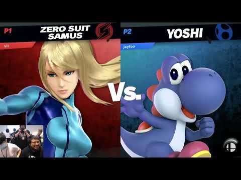 WaveDash 2023 Winners Round 2 - Jayfoo (Yoshi) Vs. Mejia (ZeroSuitSamus) - SSBU Tournament