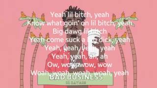 21 SAVAGE - BAD BUSINESS  (LYRICS)