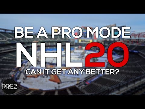 NHL 20 News - Lets Talk About Be A Pro Mode