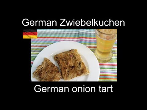 German Zwiebelkuchen recipe (ONION TART)  DINNER under $5!