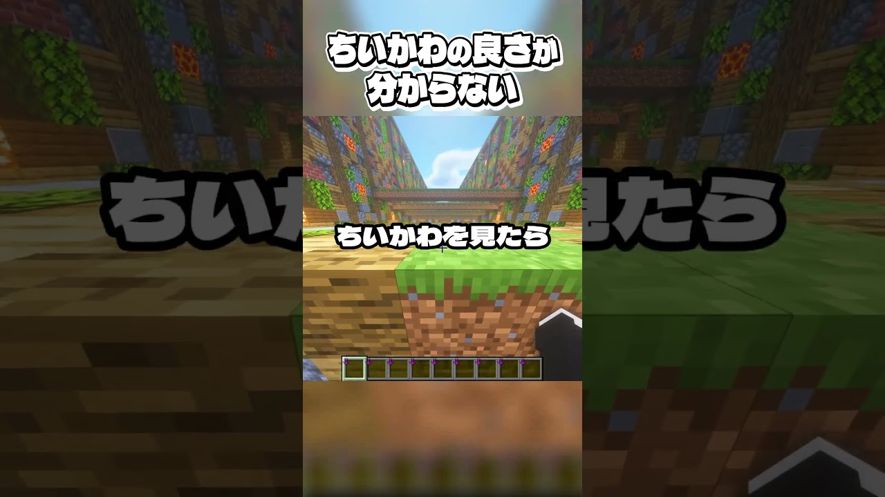 ちいかわの良さが分からない #マイクラ #マイクラアスレを広めよう #fyp