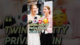 Download lagu Swiss Korean twins talk about beauty privilege in Korea #korea #streetinterview mp3