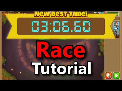 BTD6 Race Tutorial / Guide || No Monkey Knowledge ||  (Spooky Speedway)