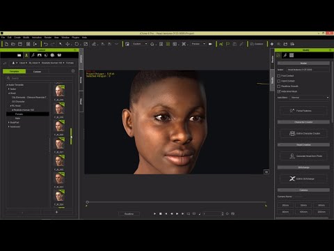 iClone 6 Tutorial - Intro to Realistic Human 100: Detailed 3D Face Generation