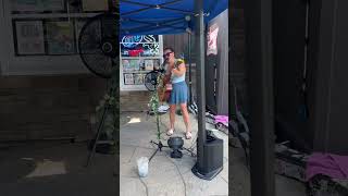 Rachael Marie Miller at Jeeps, ducks &amp; pups charity event.