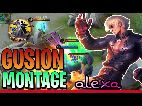 gusion montage || 3 new best combo || mobile legends
