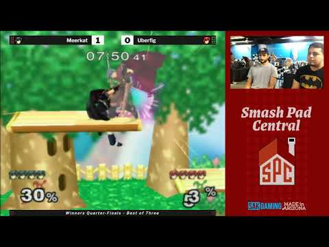 SPC 172 SSBM Winners Quarters - Meerkat (Black Marth) vs Uberfig (Red Marth)