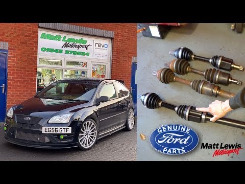 FOCUS ST VIBRATION/WOBBLE COMPLETELY FIXED USING ** GENUINE FORD ** DRIVESHAFTS.