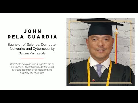 UMGC Graduation 2021 / Bachelor of Science, Computer Networks and Cybersecurity / Summa Cum Laude