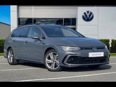 Approved Used Volkswagen Golf 2.0 TDI R-Line DSG Estate in Dolphin Grey -GF72UDT- Wrexham Volkswagen