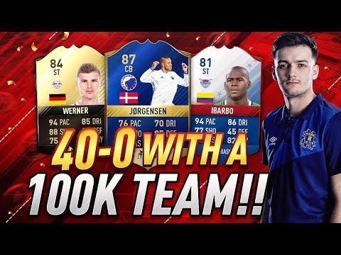 40-0 ON FUT CHAMPIONS w/ THE BEST 100K TEAM!!!!