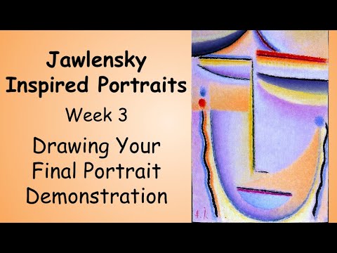 Abstract Portraits Inspired by Alexej von Jawlensky