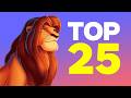 The Top 25 Best Disney Animated Movies Of All Time