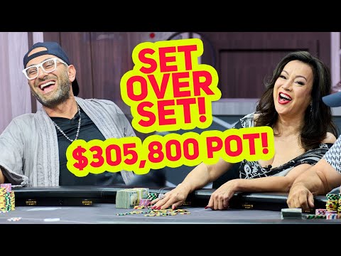 Antonio Esfandiari vs Jennifer Tilly on High Stakes Poker Season 10 | $305,000 POT