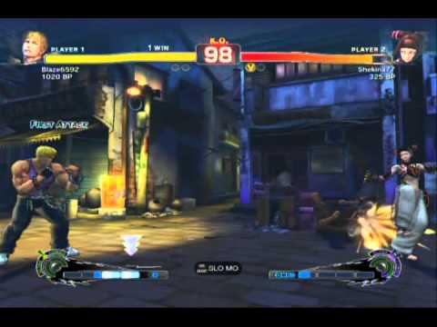 Super Street Fighter 4 Online Matches: vs Shekina77