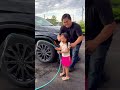 Car wash prank on dad 😱🤪👧🏻❤️🧑🏻🚙✅🌈🤣🚀