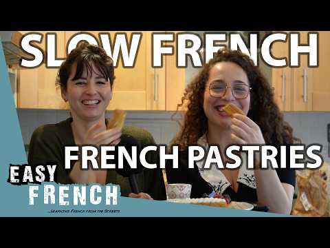 Tasting French Pastries : mille-feuille, flan, éclair and more | Super Easy French 202