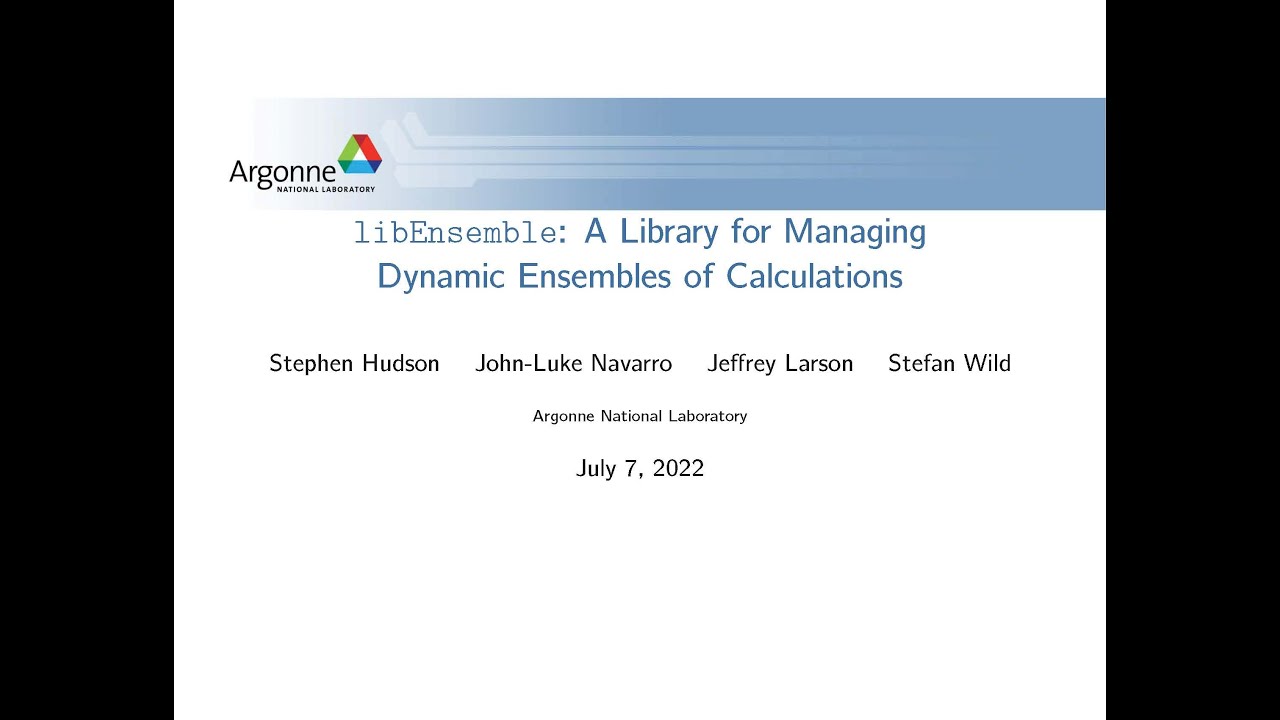 Coordinating Dynamic Ensembles of Computations with libEnsemble
