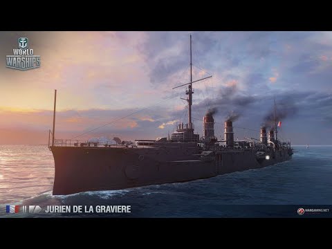 World of Warships -  Jurien de la Gravière level 2 - Ep1.