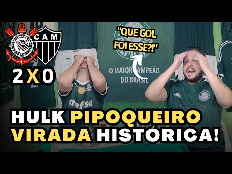 ROGER GUEDES FAZ O IMPOSSÍVEL | REACT CORINTHIANS (3) 2 X 0 (1) ATLÉTICO MINEIRO - REACT PALMEIRENSE