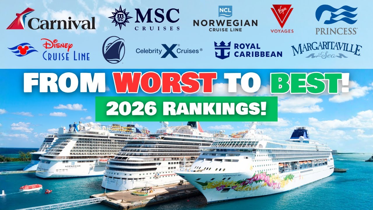 Ranking Cruise Lines from WORST to BEST: Top Picks for 2026