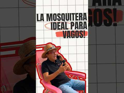 La mosquitera ideal para vagos! 🤔