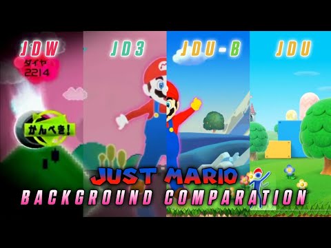 Just Mario: Ubisoft Meets Nintendo - Just Dance Comparation - Old/Beta/New COMPARISON