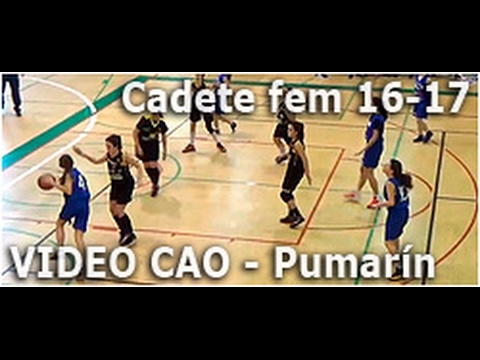 Cadete Femenino 16-17 CAO vs CB Pumarin