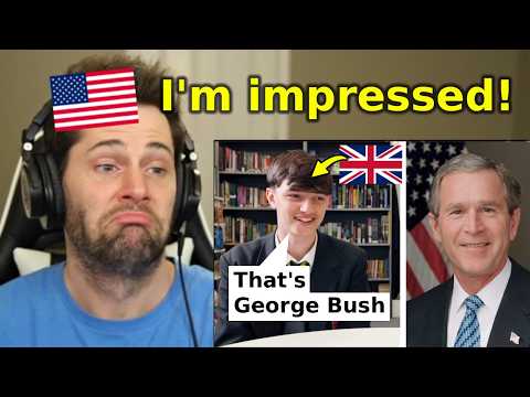 American Reacts to What British Highschoolers Know About the USA