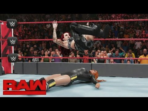 WWE 2K19 RAW Becky Lynch vs Ruby Riott: August 5, 2019