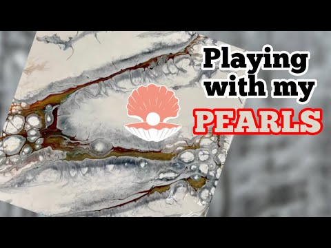 337. EXPERIMENTING NEW Cloud Pearl Recipe, Small Tweaks to evaluate, Acrylic Painting, Fluid Art