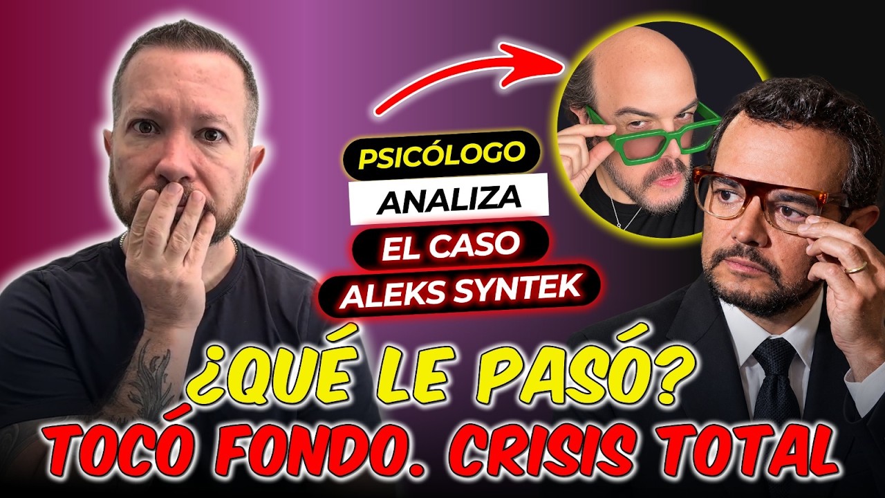 ¿QUÉ LE PASÓ A ALEX SYNTEK? Entre la Manía Mental y el Marketing Desesperado | Psicologo REACCIONA