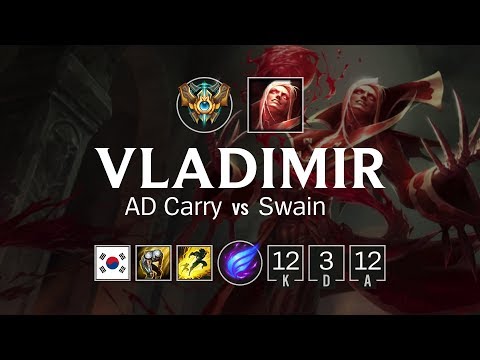 Vladimir ADC vs Swain - KR Challenger Patch 8.12