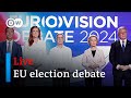 Leading EU Election candidates live debate | DW News