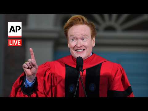 LIVE: Conan O’Brien speaks at Harvard graduation ceremony (full)