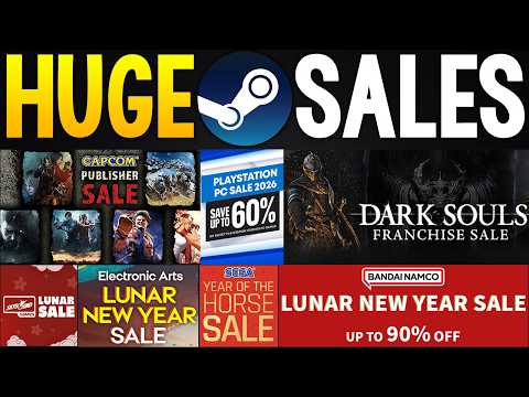 HUGE NEW STEAM LUNAR NEW YEAR SALES AND DEALS RIGHT NOW - TONS OF GAMES CHEAP AND HISTORIC LOW DEALS
