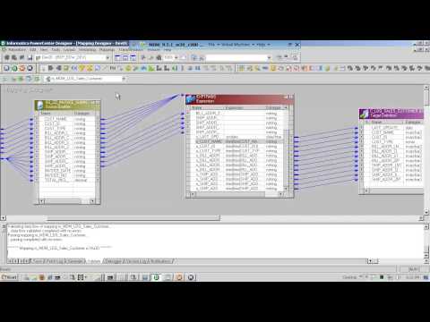 Use PowerCenter to load data into the Landing tables of MDM