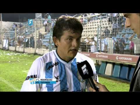 Rodríguez: "Seguir así". Atl. Tucumán 2 - Ind. Rivadavia 0. Fecha 11. B Nacional 2015. FPT.