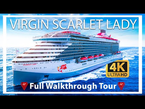 Virgin Voyages Scarlet Lady | Full Walkthrough Ship Tour & Review | Adults Only | Ultra HD