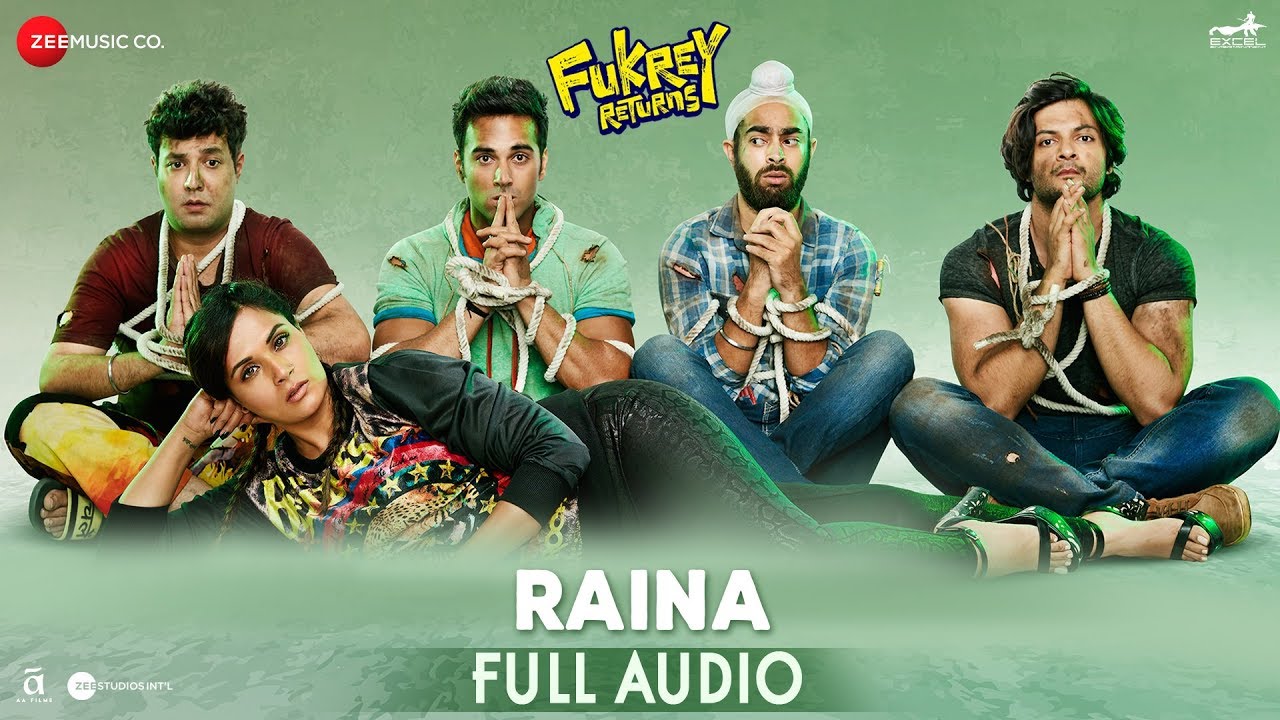 Raina Lyrics  | Fukrey Returns | Manjot Singh | Shree D | Ishq Bector