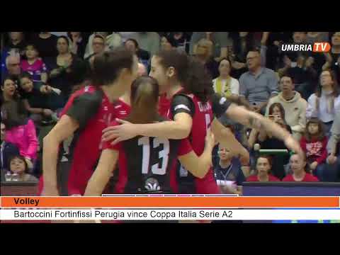 Bartoccini Fortinfissi Perugia vince la Coppa Italia di Serie A2 da  Umbria TV
