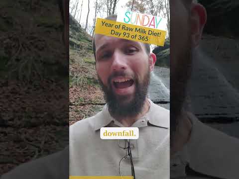 Day 198 of One Year of Raw Milk Diet!