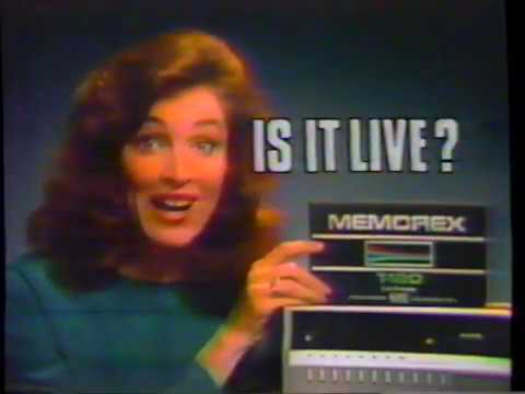 1983 Memorex Video Tapes "Is it live or is it Memorex?" TV Commercial