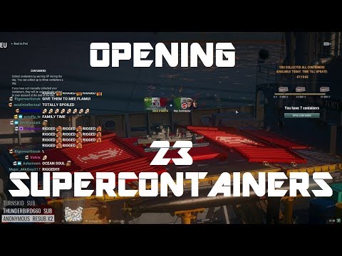 Opening 23 Super Containers! Anniversary Rewards!