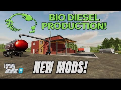 BIODIESEL PRODUCTION! FS22 | NEW MODS! | (Review) Farming Simulator 22 | PS5 | 8th July 2022.