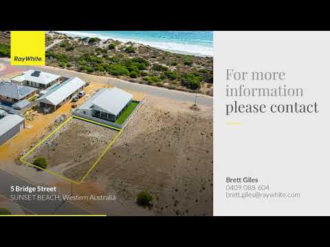 5 Bridge Street, Sunset Beach, WA 6530, 0 slaapkamers, 0 badkamers, Section