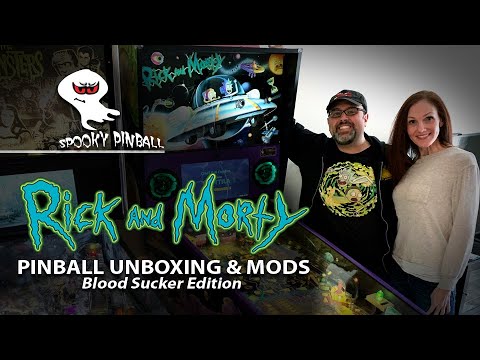 Rick and Morty - SPOOKY PINBALL (pickup / setup / MODs and more!) - YouTube