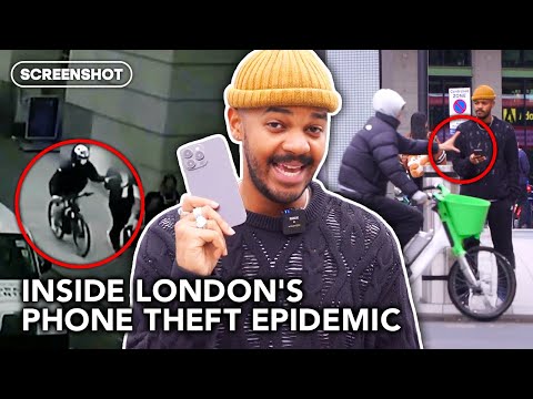 Dentro l'epidemia di furti di telefoni a Londra | SVELATO