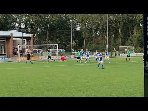 Doelpunt Bryan Saas tijdens wedstrijd SO Soest O23 - FC Almere O23 - 17 september 2021